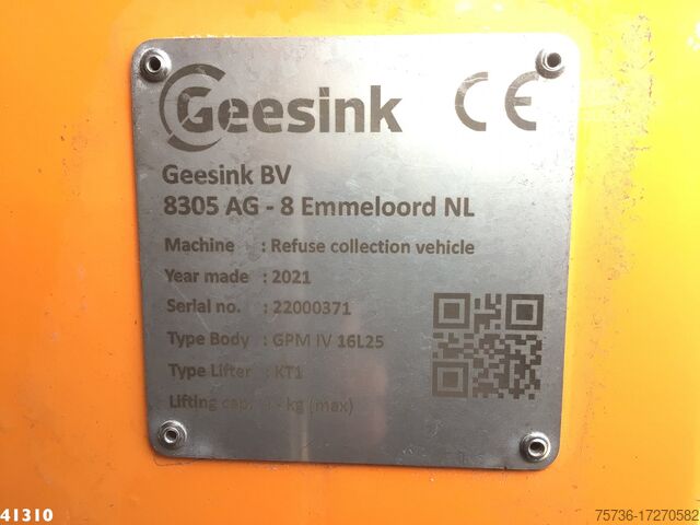 Véhicule de collecte des déchets DAF FAN CF 340 Hiab 23 ton/meter laadkraan