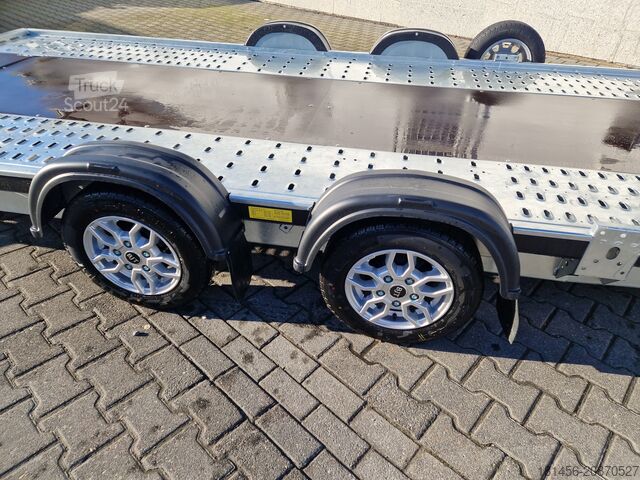 Autotransporter Anhänger Brian James Trailers A4 125-2424 Alufelgen 500x200 direkt
