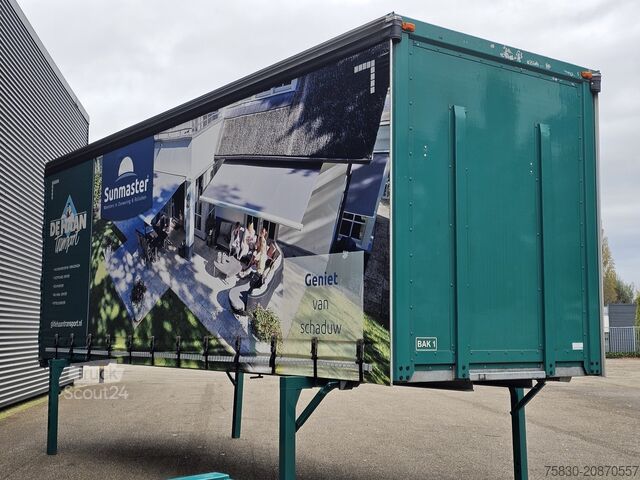 Kofferaufbau  BDF AFZETBAK / LAADBAK / SCHUIFZEIL