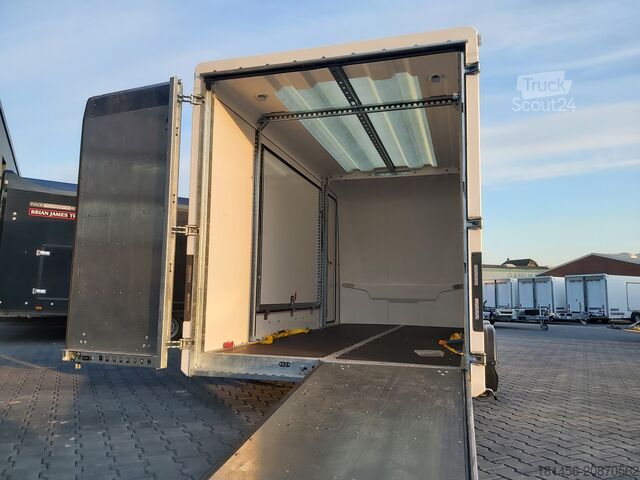 Dobozos pótkocsi Brian James Trailers schöner Box Van Flügeltürer