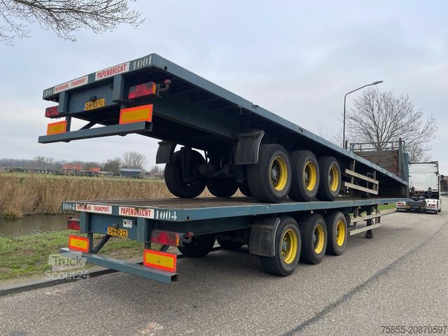 Plattformanhänger Haan OPL45 Heavy Duty (45Ton) / Rungen-Potholes / NL...
