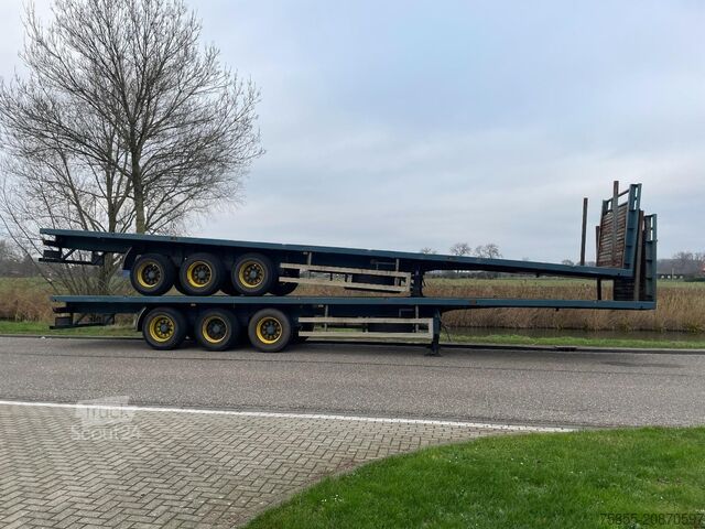 Plattformanhänger Haan OPL45 Heavy Duty (45Ton) / Rungen-Potholes / NL...
