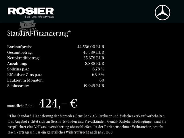 Pick-up kombi Mercedes-Benz Sprinter 315 CDI Pritsche PRO L2 DOKA AHK Kam