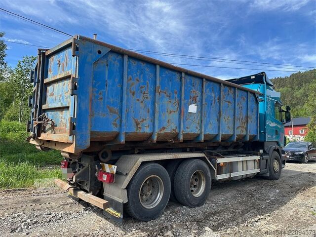 System med krogarm Scania R500 6x2 Hooklift Truck with Body WATCH VIDEO