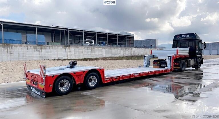 Zems iekrāvējs FGM Well Trailer with Winch, Extensions, Ramps and FGM