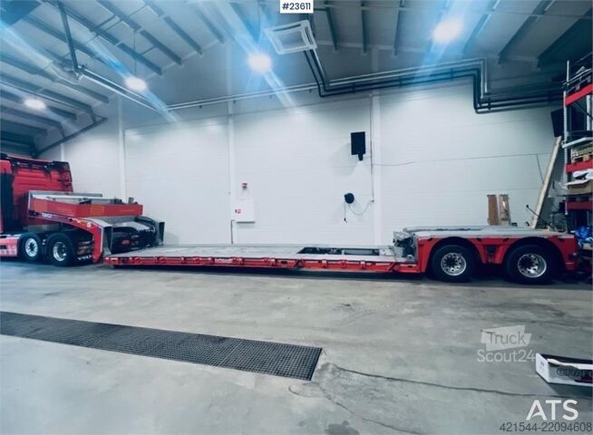Zems iekrāvējs FGM Well Trailer with Winch, Extensions, Ramps and FGM