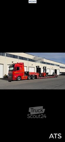 Zems iekrāvējs FGM Well Trailer with Winch, Extensions, Ramps and FGM