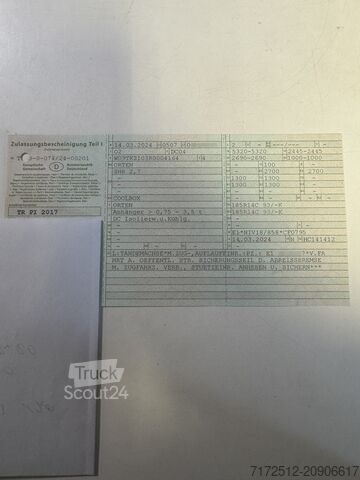 Remorque frigorifique Orten Tandem Kühlzelle