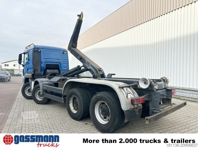 Camion benne à bras amovible MAN TGS 35.480 8x4 BL