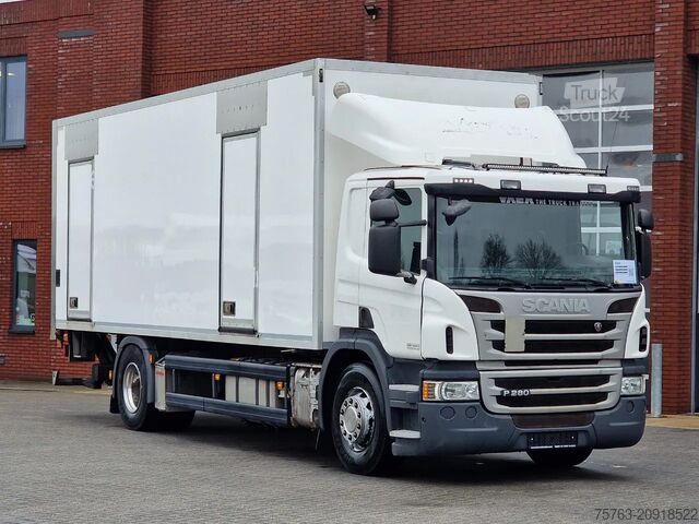 Valise Scania P280 4x2 - Box with sidedoors - Zepro loadlift ...
