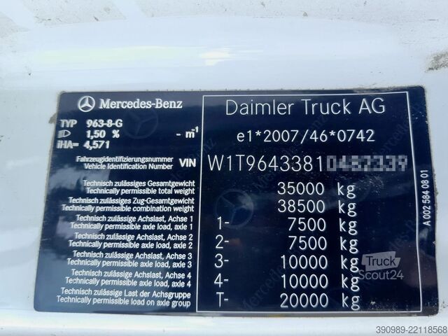 Betonmischer LKW Mercedes-Benz Arocs 3546 8x4 Betonmischer Stetter