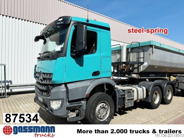 Стандартен влекач Mercedes-Benz Arocs 3343 S 6x4, Full Steel, 3x Vorhanden!