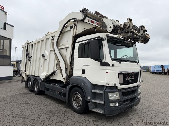 Camião de lixo MAN TGS 26.320 6x2 BL Faun Frontlader