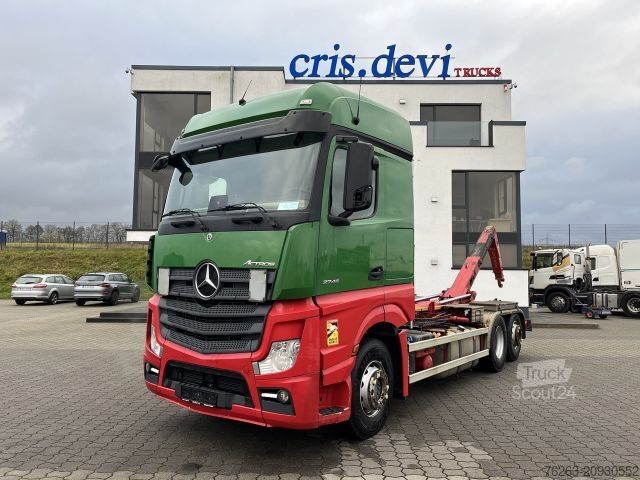Kroghejselastbil MERCEDES-BENZ Actros 2745 6x2 Gergen 21/70 Abrollkipper
