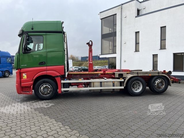 Kroghejselastbil MERCEDES-BENZ Actros 2745 6x2 Gergen 21/70 Abrollkipper