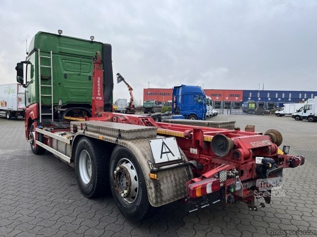 Kroghejselastbil MERCEDES-BENZ Actros 2745 6x2 Gergen 21/70 Abrollkipper