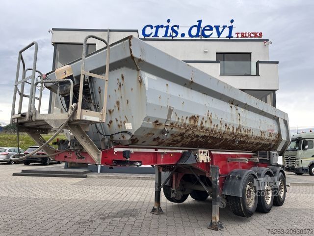 Semiremorcă basculantă SCHWARZMÜLLER SK Kippauflieger Stahlmulde / Liftachse