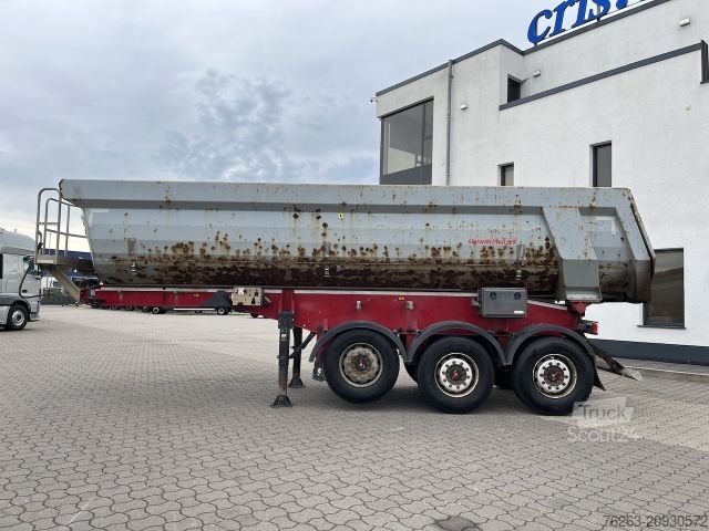 Semiremorcă basculantă SCHWARZMÜLLER SK Kippauflieger Stahlmulde / Liftachse