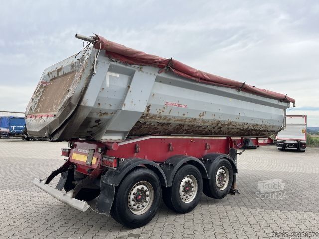 Semiremorcă basculantă SCHWARZMÜLLER SK Kippauflieger Stahlmulde / Liftachse