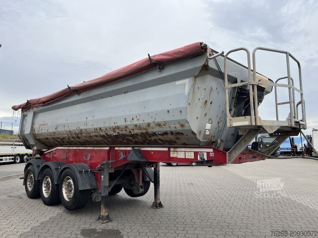 Semiremorcă basculantă SCHWARZMÜLLER SK Kippauflieger Stahlmulde / Liftachse