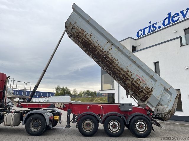 Semiremorcă basculantă SCHWARZMÜLLER SK Kippauflieger Stahlmulde / Liftachse