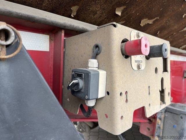 Semiremorcă basculantă SCHWARZMÜLLER SK Kippauflieger Stahlmulde / Liftachse