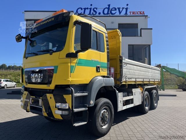 Trostrani kiperski kamion MAN TGS 28.480 6x4 4x4 Dreiseitenkipper Liftachse