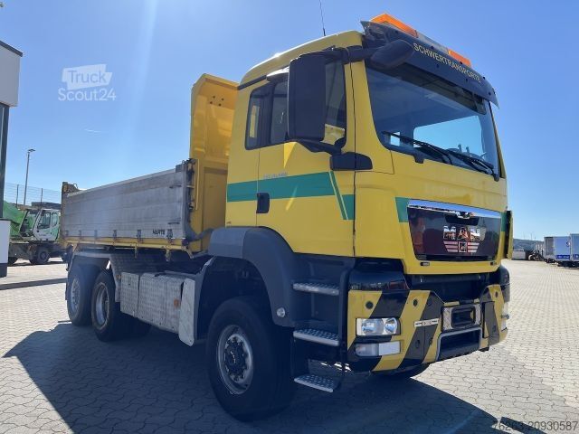 Trostrani kiperski kamion MAN TGS 28.480 6x4 4x4 Dreiseitenkipper Liftachse