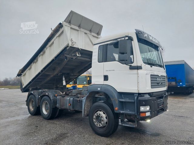 Τρίπλευρο ανατρεπόμενο φορτηγό MAN TGA 26.430 BB 6x4 Meiller