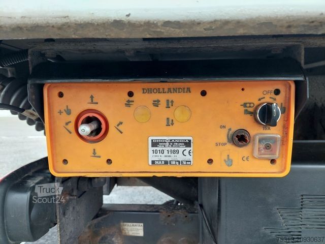 Gardinsided kassevogn IVECO 75E21 4x2 LBW Nutzlast 3t 18 Paletten