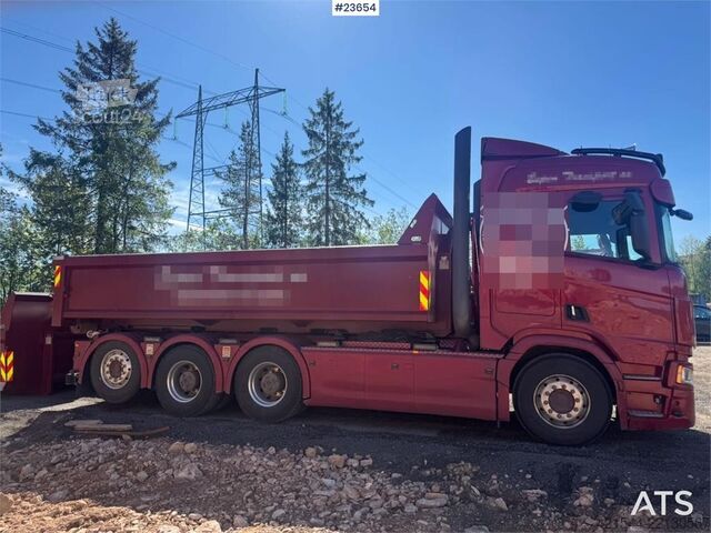 System med krokarm Scania R770 Tridem Hooklift Truck - Containers and Flatbe