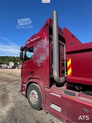 System med krokarm Scania R770 Tridem Hooklift Truck - Containers and Flatbe