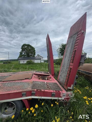 Lav laster Maur Machine Trailer – Hydraulic Loading Ramps