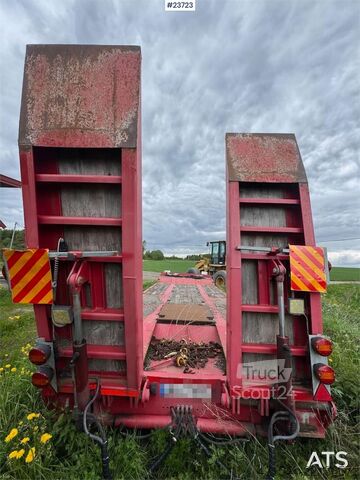 Lav laster Maur Machine Trailer – Hydraulic Loading Ramps
