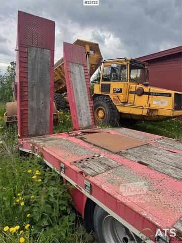 Lav laster Maur Machine Trailer – Hydraulic Loading Ramps