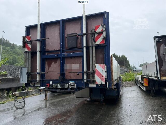 Broshuis semirremolque de cama baja de 3 ejes con una extensión de 6 m Broshuis 3 akslet well semi-trailer with a 6 m extension