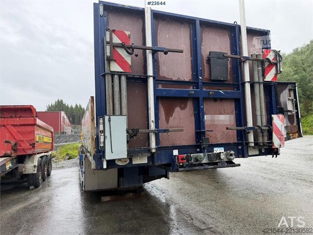 Broshuis semirremolque de cama baja de 3 ejes con una extensión de 6 m Broshuis 3 akslet well semi-trailer with a 6 m extension