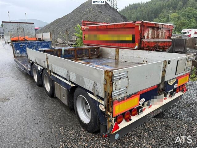 Broshuis semirremolque de cama baja de 3 ejes con una extensión de 6 m Broshuis 3 akslet well semi-trailer with a 6 m extension