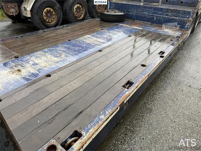 Broshuis semirremolque de cama baja de 3 ejes con una extensión de 6 m Broshuis 3 akslet well semi-trailer with a 6 m extension