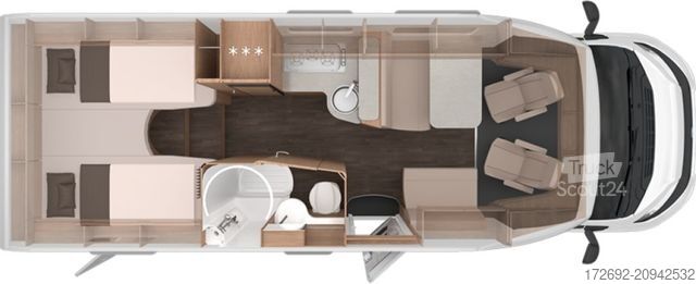 Autorulotă semi-integrată KNAUS L!VE TI 700 MEG Platinum Selection