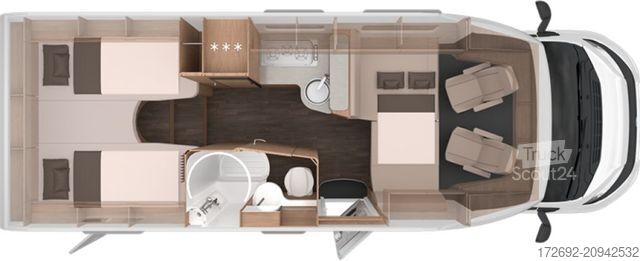 Autorulotă semi-integrată KNAUS L!VE TI 700 MEG Platinum Selection