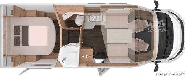 Autorulotă semi-integrată KNAUS L!VE WAVE 700 LX Platinum Selection