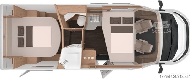 Autorulotă semi-integrată KNAUS L!VE WAVE 700 LX Platinum Selection