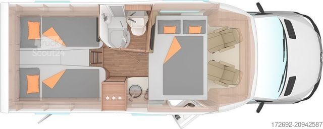 Autorulotă semi-integrată WEINSBERG CaraCompact 640 MEG Suite EDITION [PEPPER]