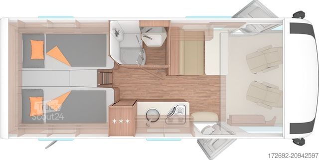 Autorulotă integrată WEINSBERG CaraCore 650 MEG