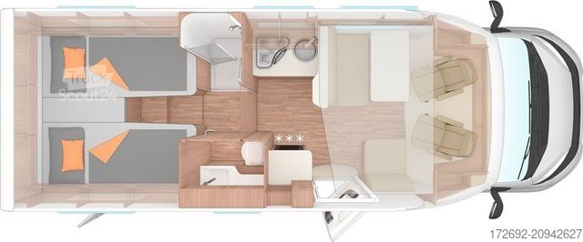 Autorulotă semi-integrată WEINSBERG CaraSuite 700 ME