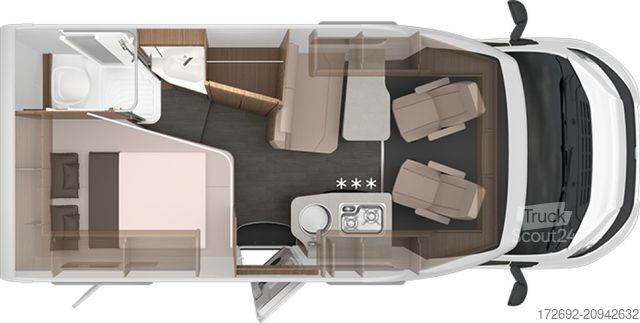 Autorulotă semi-integrată KNAUS Van TI 550 MF VANSATION