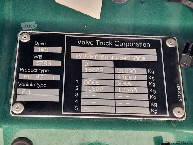 Стандарт-СЗМ Volvo FH 13.460 Globetrotter 4x2 - ADR - Chassis cove...