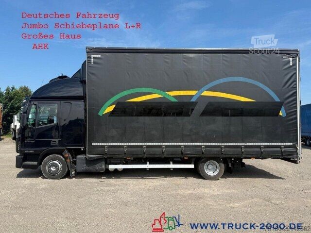 Gardinsidet varebil Iveco 80E220 Jumbo Schiebeplanen Gr. Haus Standklima