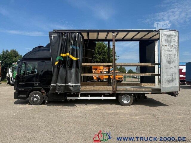 Gardinsidet varebil Iveco 80E220 Jumbo Schiebeplanen Gr. Haus Standklima